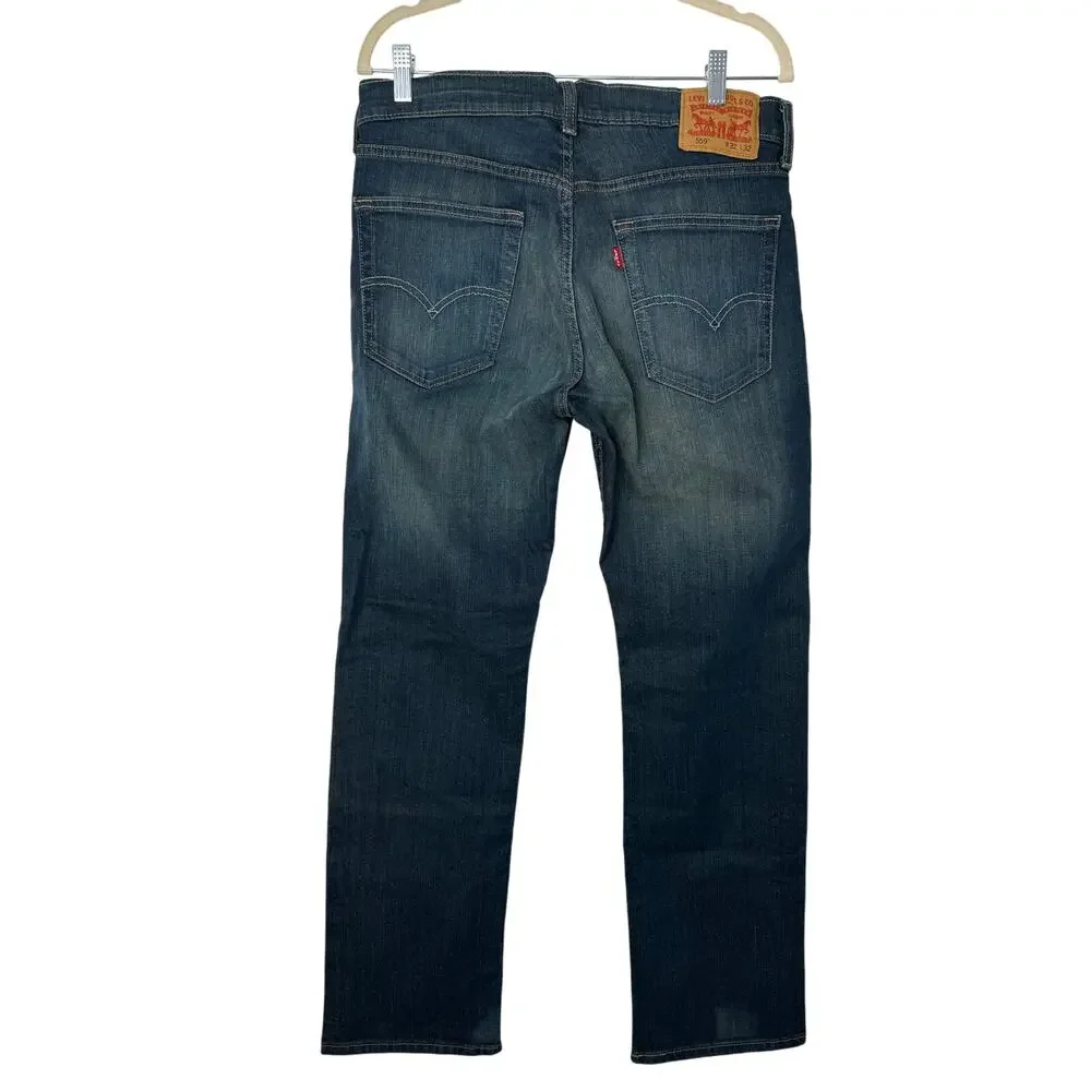 Levi’s 559 Relaxed Straight Jeans Medium Dark Wash Men’s 32x32